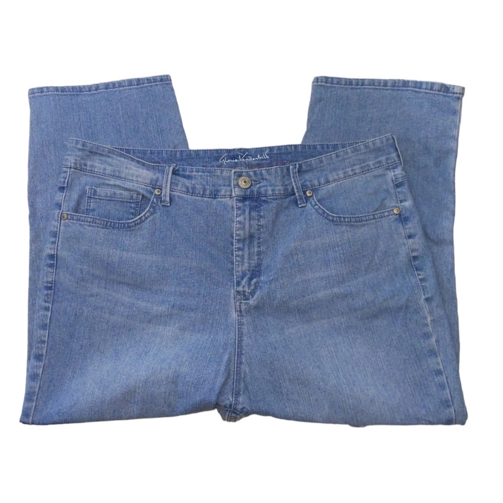 Gloria Vanderbilt Blue All American Skinny Effect Jordyn Size 12